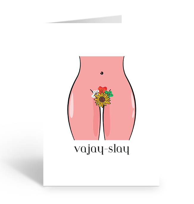 VAJAY SLAY Greeting Card