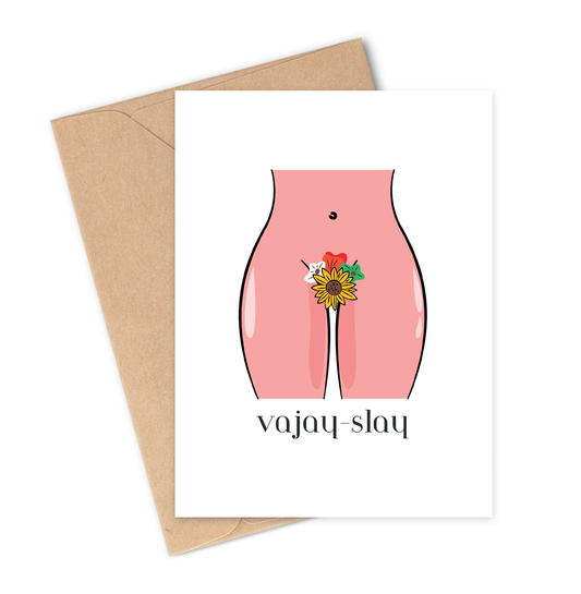 VAJAY SLAY Greeting Card