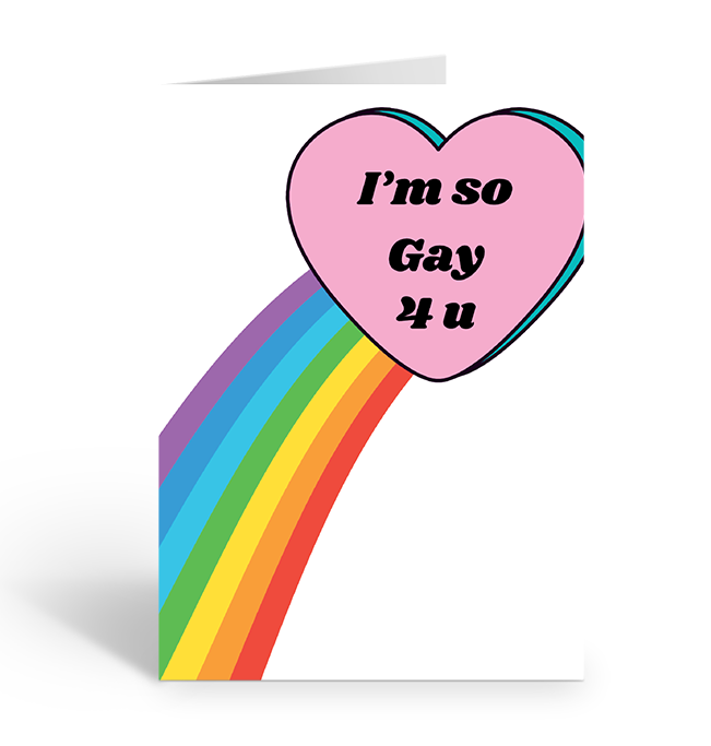 GAY 4 U Greeting Card