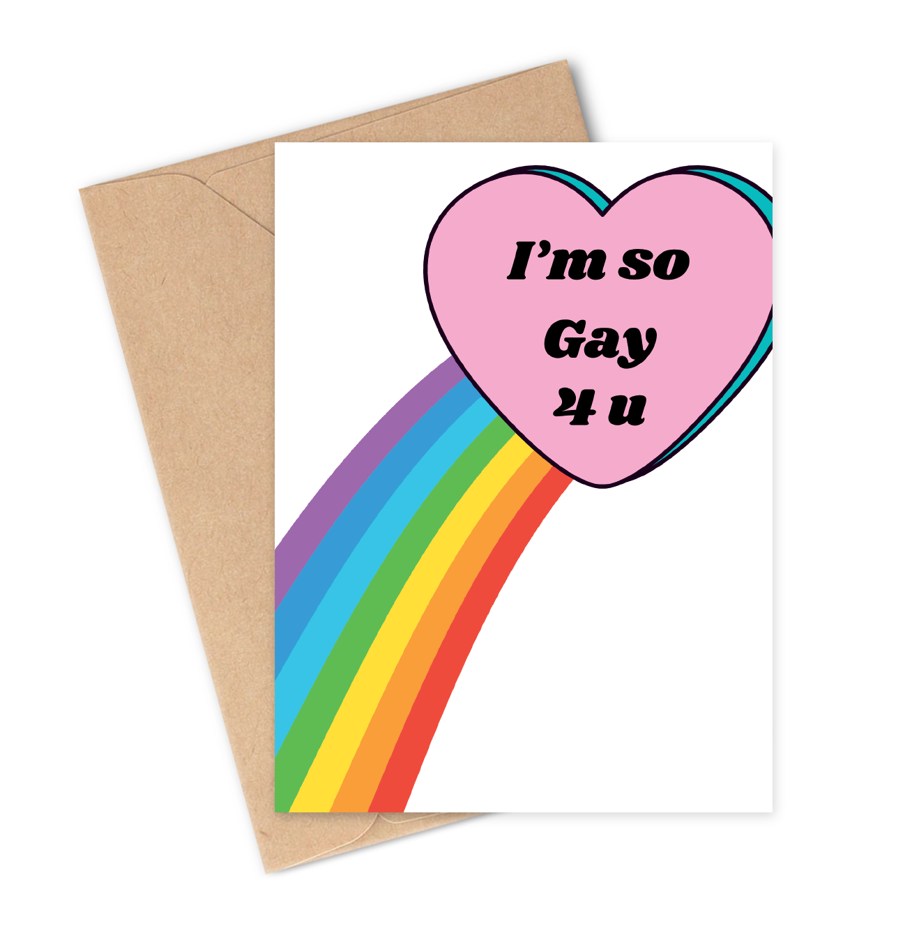 GAY 4 U Greeting Card