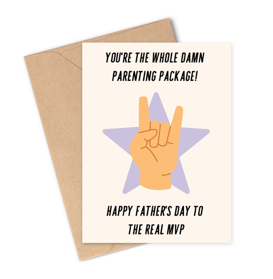 THE REAL MVP Greeting Card