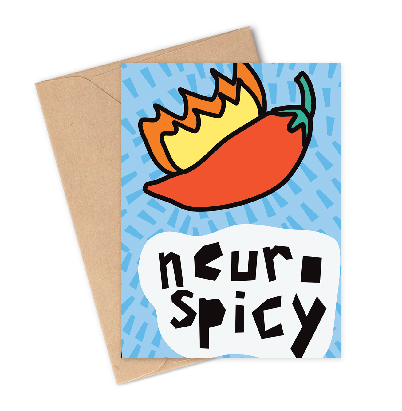 NEUROSPICY Greeting Card