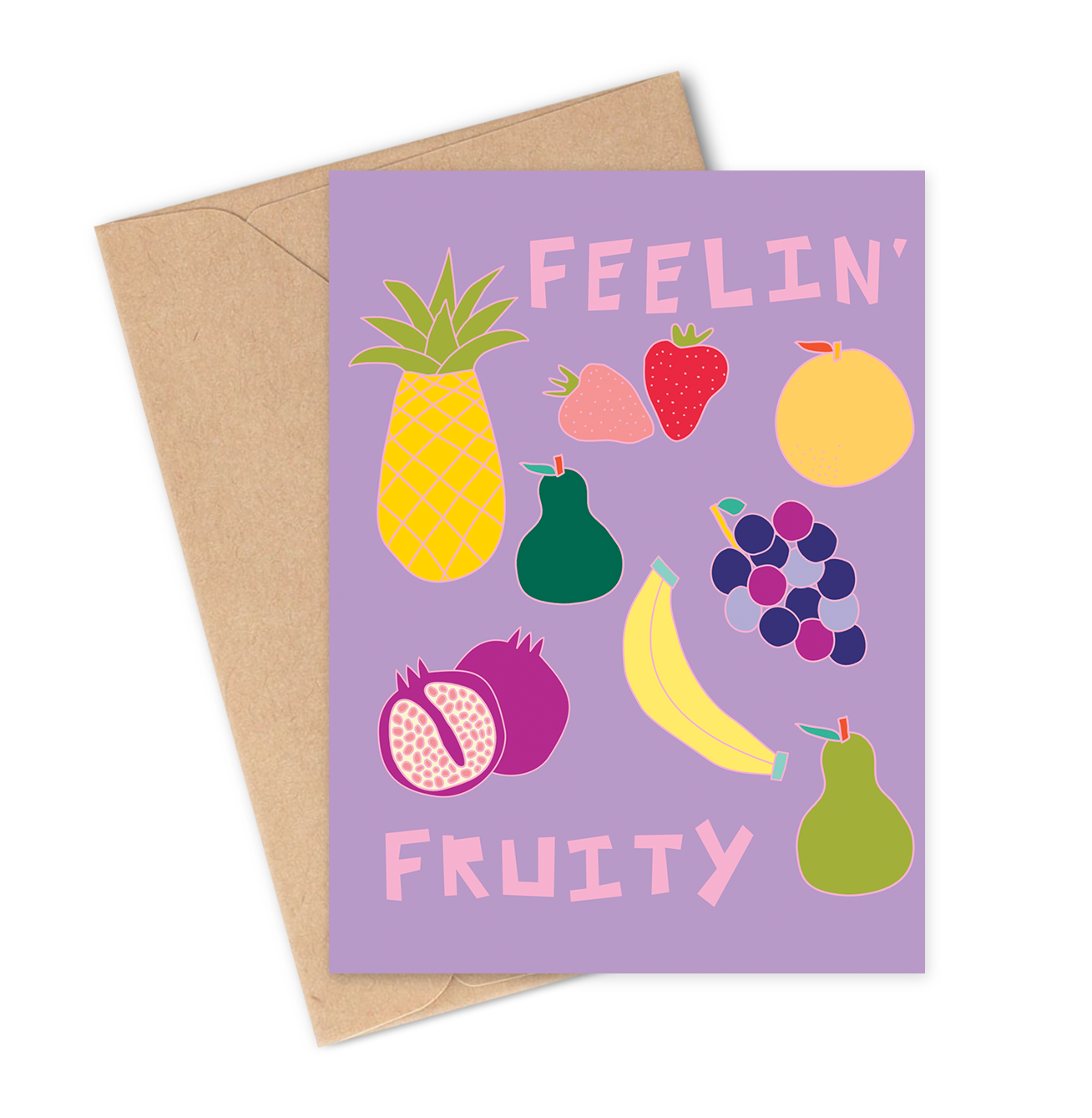 FEELIN' FRUITY Greeting Card