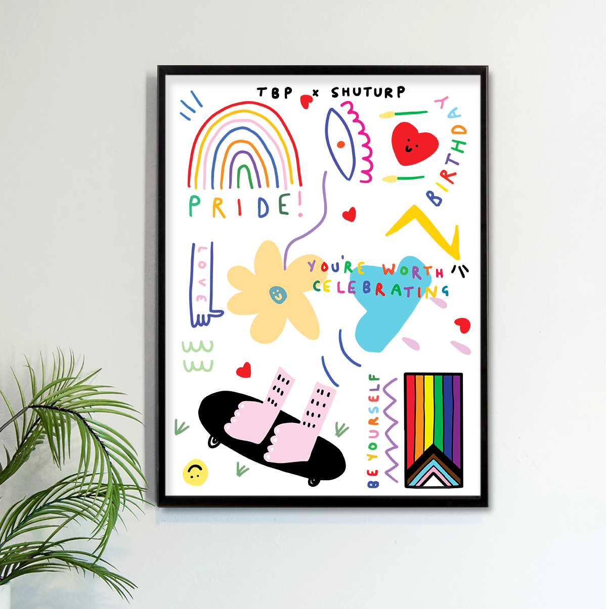 LGBTQIAP+ Vibes Art Print