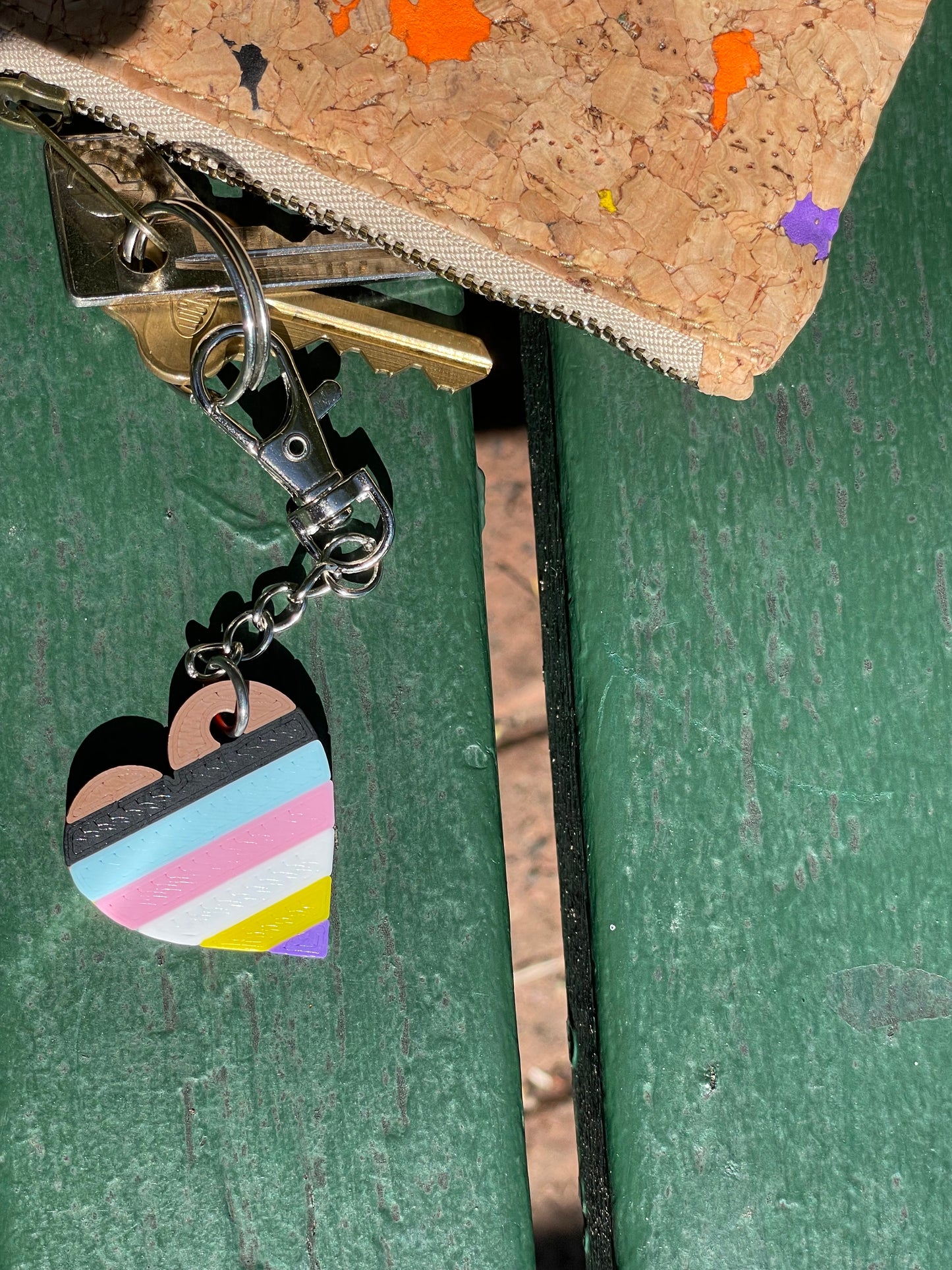 I HEART YOU LGBTQ+ 3D Key Chains - Choose your Pride Colours