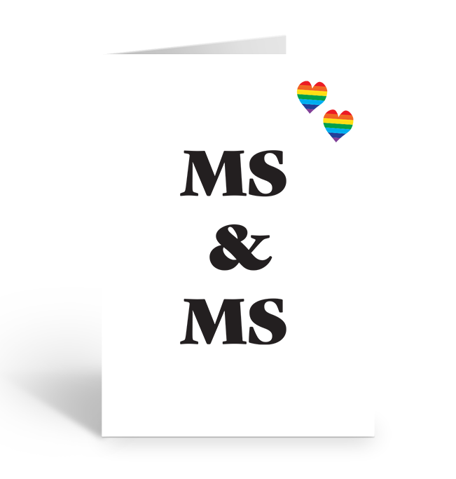 Ms & Ms Greeting Card