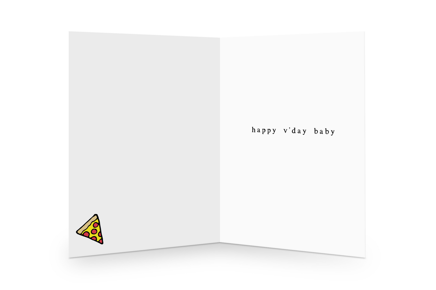 Happy V'Day Baby inside greeting card