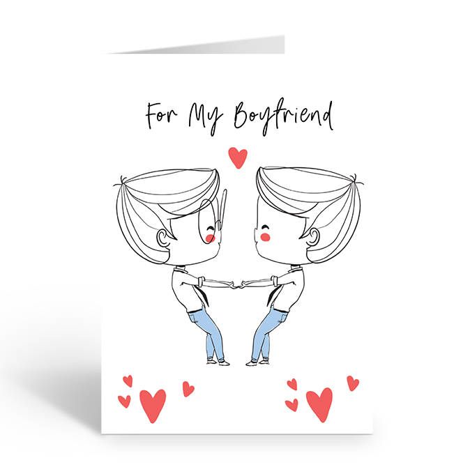 For My Boyfriend Greeting Card