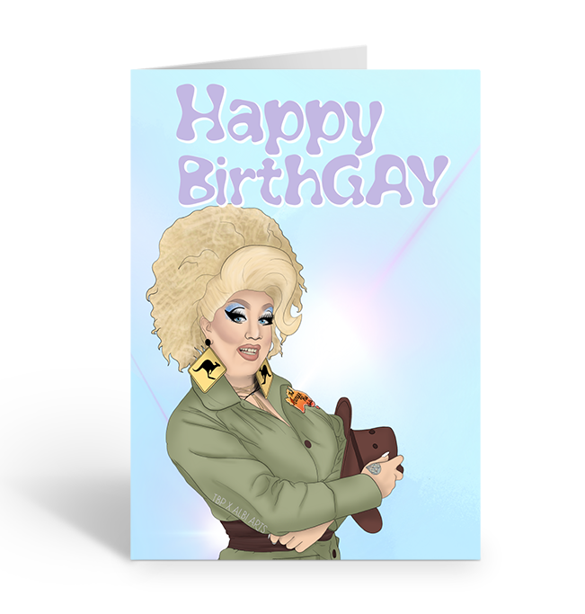 Happy BirthGAY with Karen From Finance Greeting Card