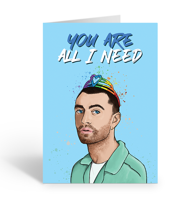 You Are All I Need Sam Smith Greeting Card