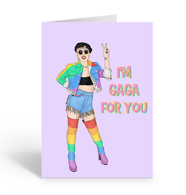 I'm Gaga For You Greeting Card