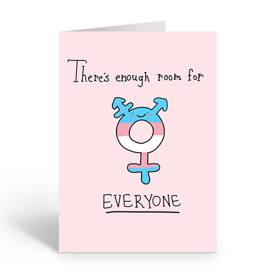 There's enough room for everyone greeting card