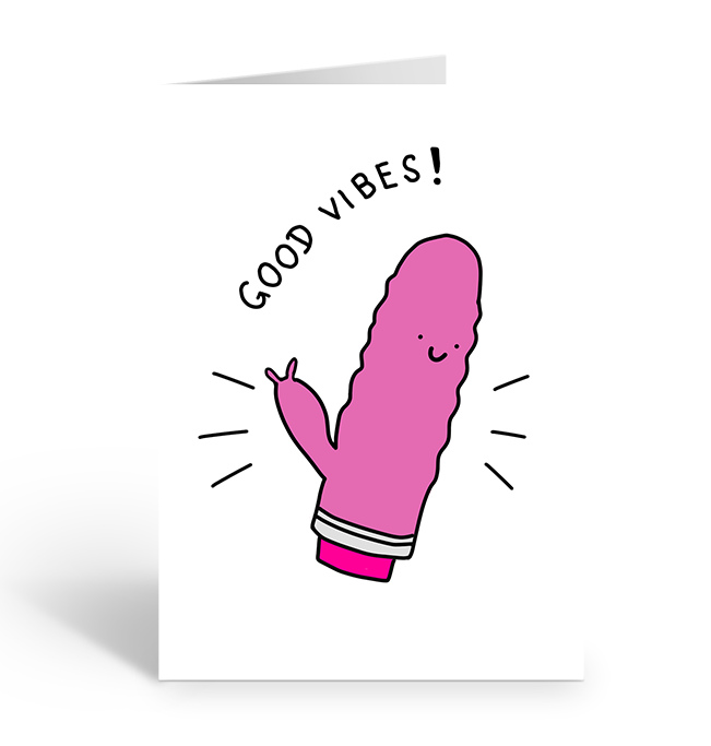Good vibes - rator greeting card