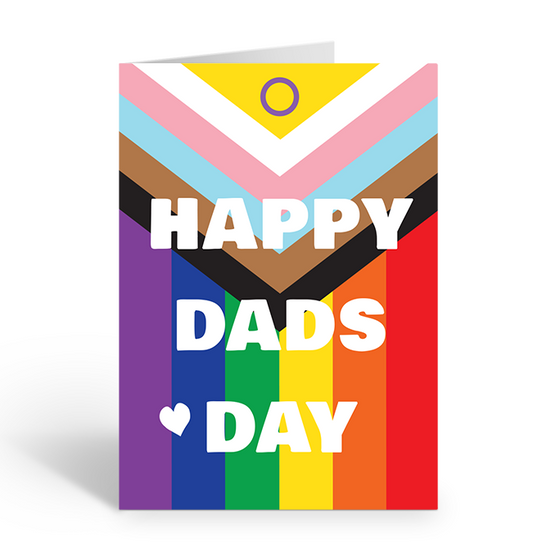 DADS DAY ALL INCLUSIVE FLAG Greeting Card