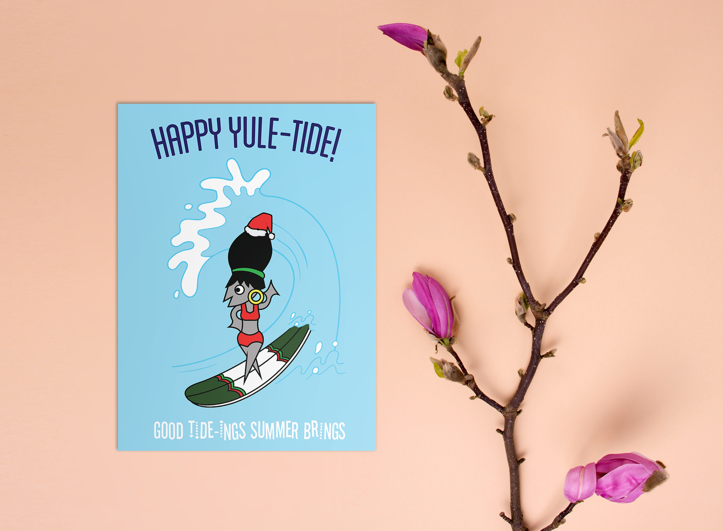 Happy Yule-Tide Surfers Card ~ Infinife Designs x TBP