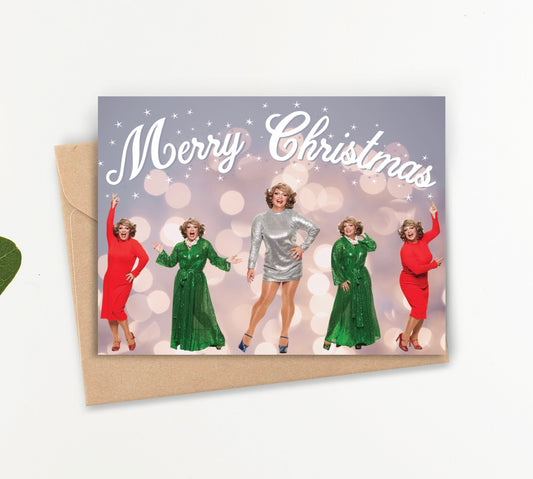 MERRY CHRISTMAS DOLLY Greeting Card