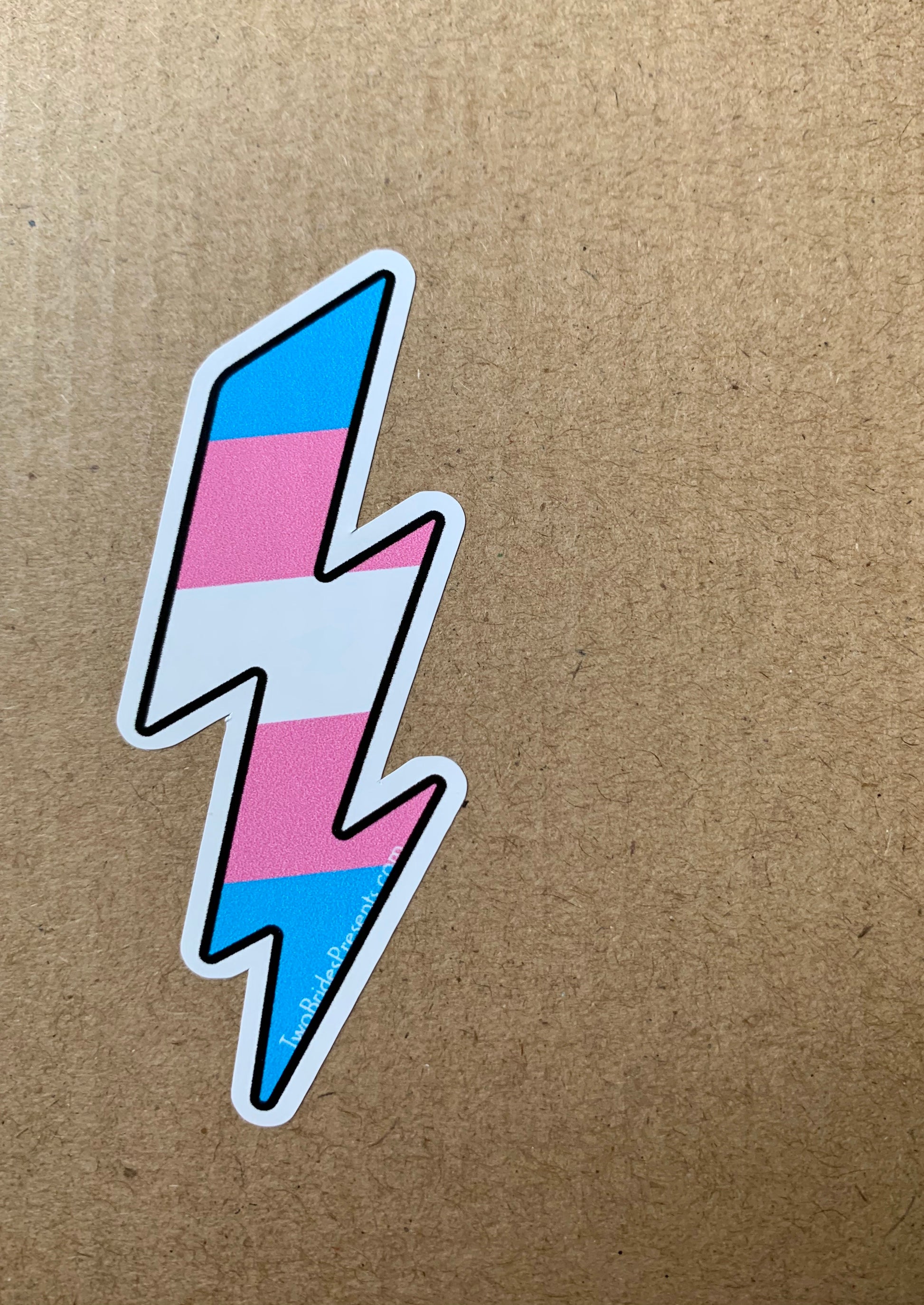 Trans Lightning Sticker